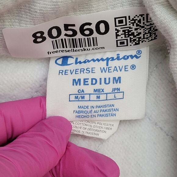 Champion U-Mass 1/4-Zip Sweatshirt Womens Medium 18x25 - Picture 7 of 16